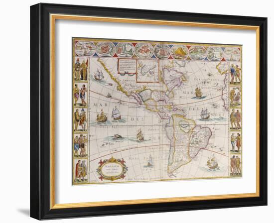 Le Theatre Du Monde Ou Nouvel Atlas, 1638-Johannes Blaeu-Framed Giclee Print