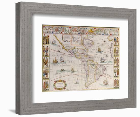 Le Theatre Du Monde Ou Nouvel Atlas, 1638-Johannes Blaeu-Framed Giclee Print