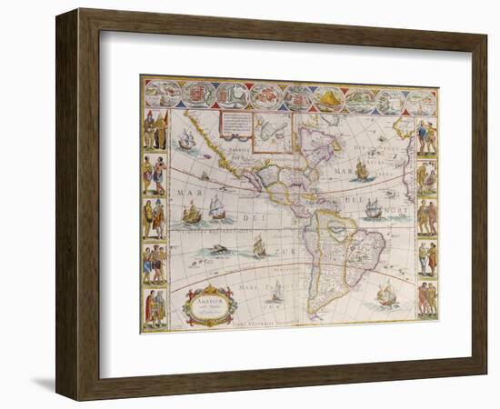 Le Theatre Du Monde Ou Nouvel Atlas, 1638-Johannes Blaeu-Framed Giclee Print