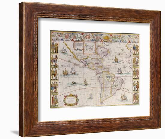 Le Theatre Du Monde Ou Nouvel Atlas, 1638-Johannes Blaeu-Framed Giclee Print