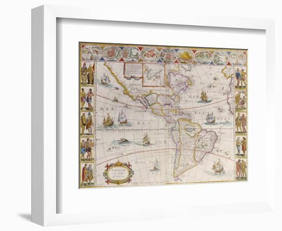 Le Theatre Du Monde Ou Nouvel Atlas, 1638-Johannes Blaeu-Framed Giclee Print