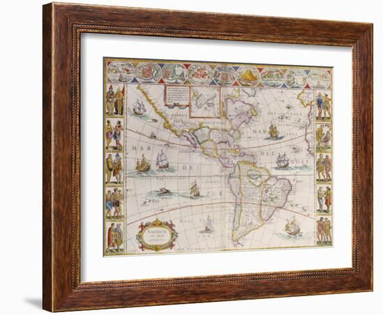 Le Theatre Du Monde Ou Nouvel Atlas, 1638-Johannes Blaeu-Framed Giclee Print