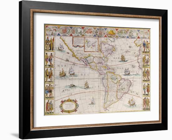 Le Theatre Du Monde Ou Nouvel Atlas, 1638-Johannes Blaeu-Framed Giclee Print