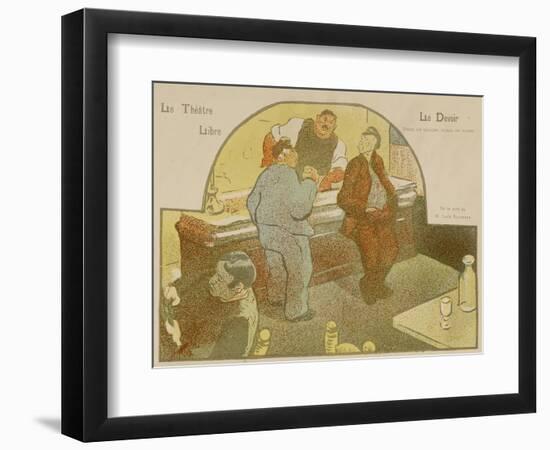 Le Théâtre Libre: Le Devoir, 1892 (Colour Litho)-Henri-Gabriel Ibels-Framed Giclee Print