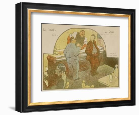 Le Théâtre Libre: Le Devoir, 1892 (Colour Litho)-Henri-Gabriel Ibels-Framed Giclee Print