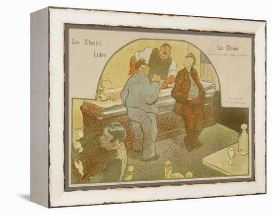 Le Théâtre Libre: Le Devoir, 1892 (Colour Litho)-Henri-Gabriel Ibels-Framed Premier Image Canvas