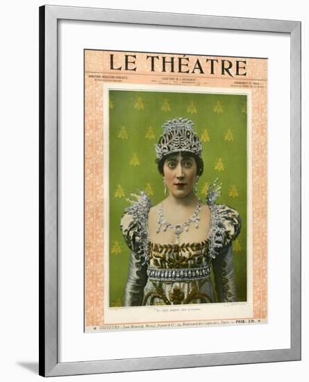 Le Theatre, Magazine Cover, France, 1899-null-Framed Giclee Print