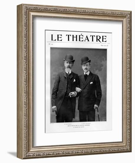 Le Theatre, Magazine Cover, France, 1905-null-Framed Giclee Print