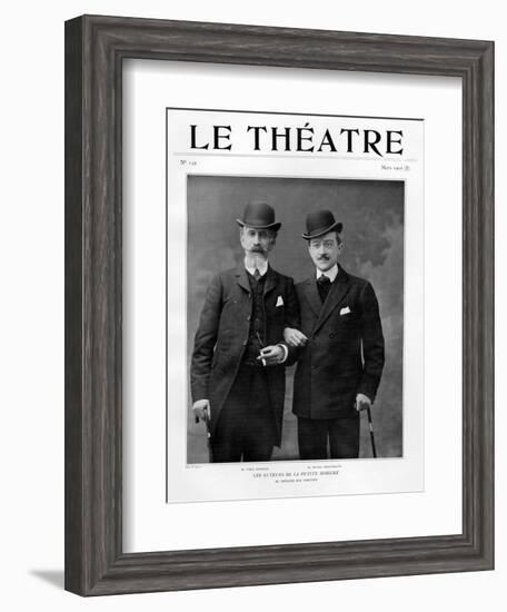 Le Theatre, Magazine Cover, France, 1905-null-Framed Giclee Print