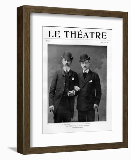 Le Theatre, Magazine Cover, France, 1905-null-Framed Giclee Print