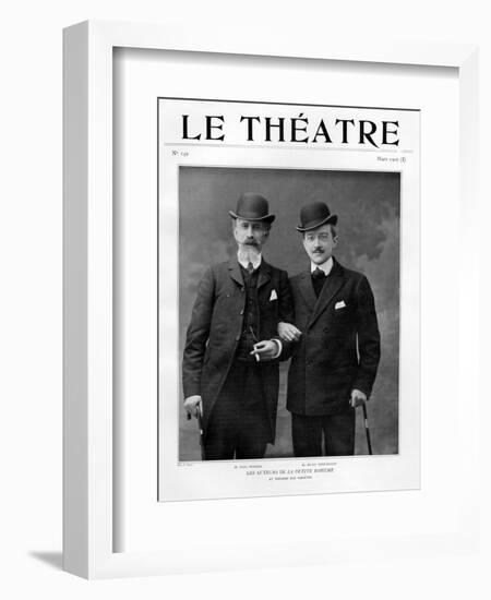 Le Theatre, Magazine Cover, France, 1905-null-Framed Giclee Print