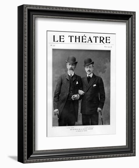 Le Theatre, Magazine Cover, France, 1905-null-Framed Giclee Print