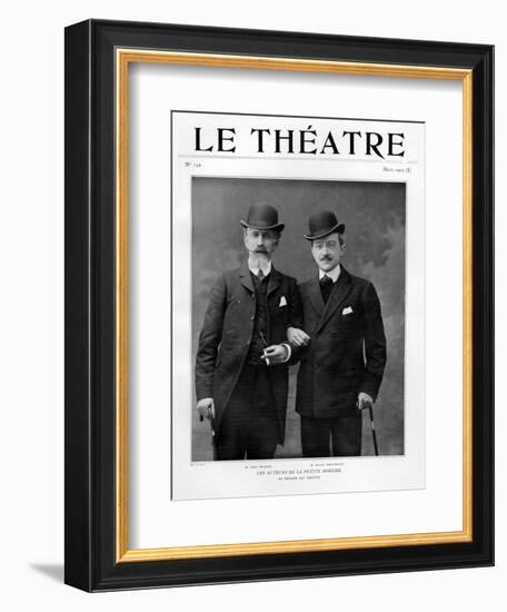 Le Theatre, Magazine Cover, France, 1905-null-Framed Giclee Print