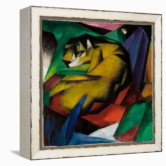 Le Tigre  (The Tiger) Peinture De Franz Marc (1880-1916) - 1912 - Oil on Canvas Dim 115X101,5 Cm S-Franz Marc-Framed Premier Image Canvas