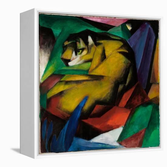 Le Tigre  (The Tiger) Peinture De Franz Marc (1880-1916) - 1912 - Oil on Canvas Dim 115X101,5 Cm S-Franz Marc-Framed Premier Image Canvas