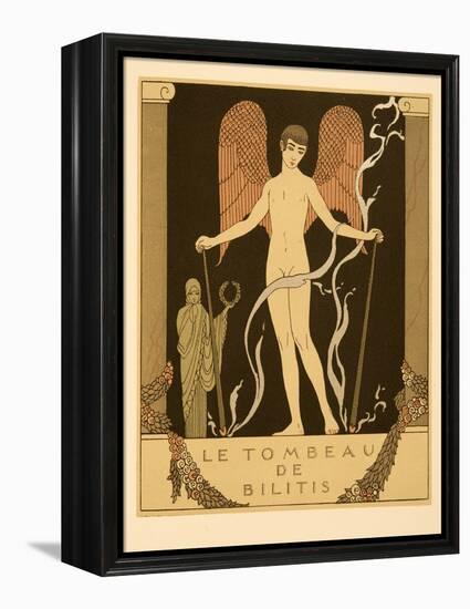 Le Tombeau De Bilitis, Illustration from Les Chansons De Bilitis, by Pierre Louys, Pub. 1922 (Pocho-Georges Barbier-Framed Premier Image Canvas