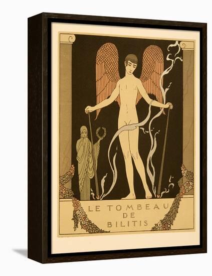 Le Tombeau De Bilitis, Illustration from Les Chansons De Bilitis, by Pierre Louys, Pub. 1922 (Pocho-Georges Barbier-Framed Premier Image Canvas