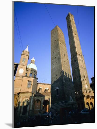 Le Torri Dell'Asinello (Asinelli Tower), Bologna, Emilia Romagna, Italy, Europe-Oliviero Olivieri-Mounted Photographic Print