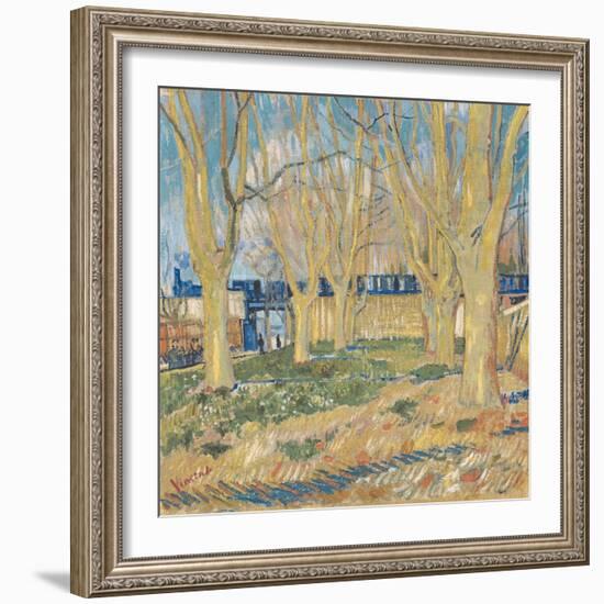 Le Train Bleu-Vincent van Gogh-Framed Giclee Print