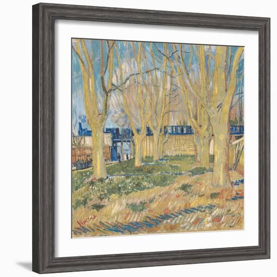 Le Train Bleu-Vincent van Gogh-Framed Giclee Print