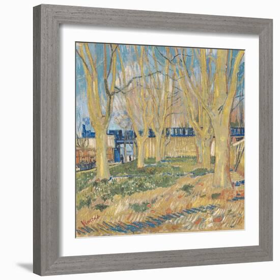 Le Train Bleu-Vincent van Gogh-Framed Giclee Print