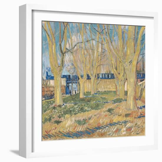 Le Train Bleu-Vincent van Gogh-Framed Giclee Print