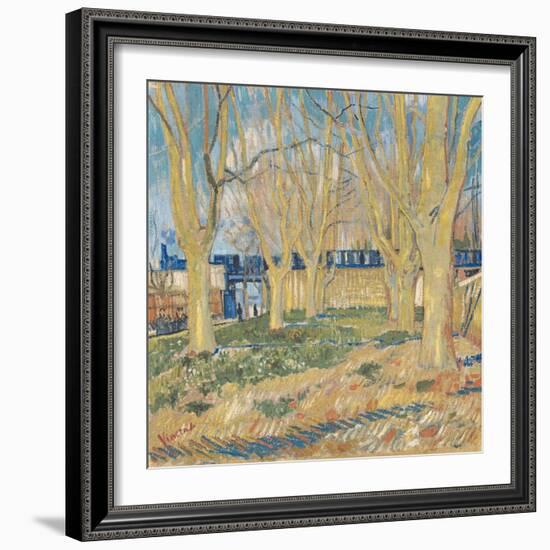 Le Train Bleu-Vincent van Gogh-Framed Giclee Print