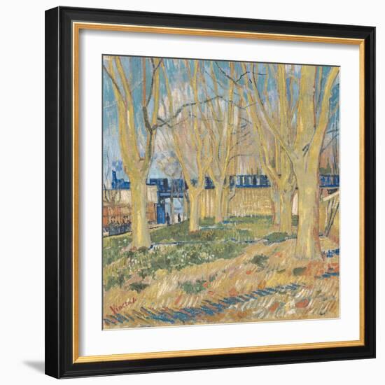 Le Train Bleu-Vincent van Gogh-Framed Giclee Print