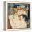 Le tre età della donna-Gustav Klimt-Framed Stretched Canvas