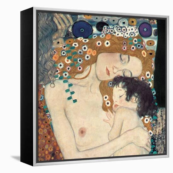 Le tre età della donna-Gustav Klimt-Framed Stretched Canvas