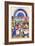 Le Tres Riches Heures Du Duc De Berry - January-Paul Herman & Jean Limbourg-Framed Art Print