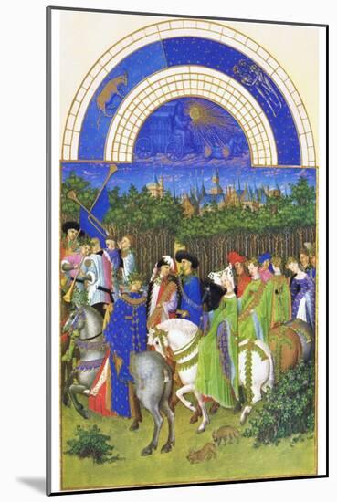 Le Tres Riches Heures Du Duc De Berry - May-Paul Herman & Jean Limbourg-Mounted Art Print