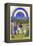 Le Tres Riches Heures Du Duc De Berry - May-Paul Herman & Jean Limbourg-Framed Stretched Canvas