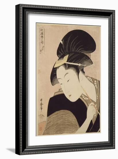 Le trésor des vassaux fidèles, drame de Tageda Izumo : l'attaque de nuit-Ando Hiroshige-Framed Giclee Print