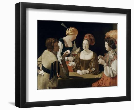 Le Tricheur à l'as de carreau-Georges de La Tour-Framed Giclee Print