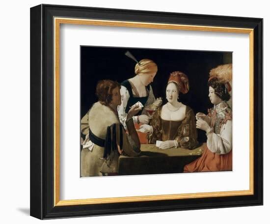 Le Tricheur à l'as de carreau-Georges de La Tour-Framed Giclee Print