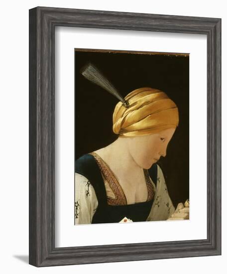 Le Tricheur à l'as de carreau-Georges de La Tour-Framed Giclee Print