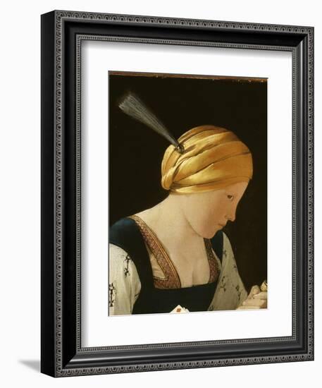 Le Tricheur à l'as de carreau-Georges de La Tour-Framed Giclee Print