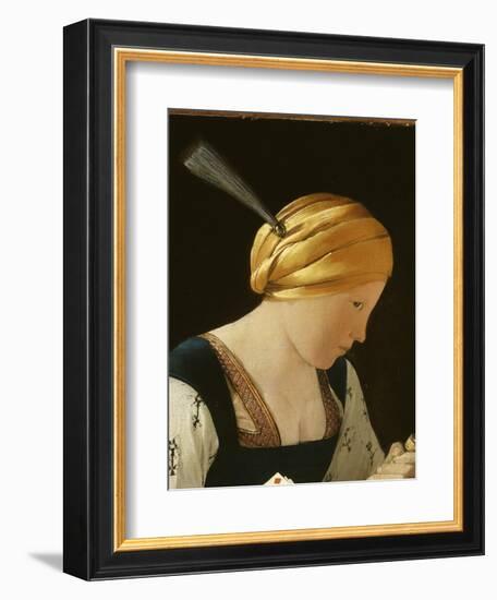 Le Tricheur à l'as de carreau-Georges de La Tour-Framed Giclee Print