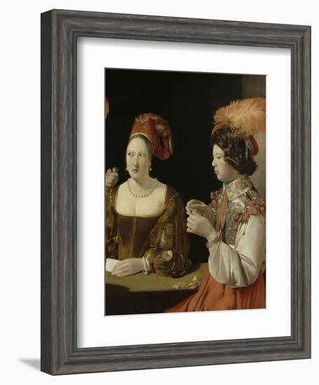 Le Tricheur à l'as de carreau-Georges de La Tour-Framed Giclee Print