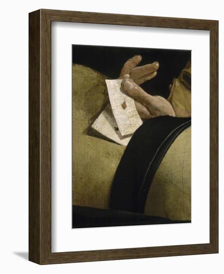 Le Tricheur à l'as de carreau-Georges de La Tour-Framed Giclee Print