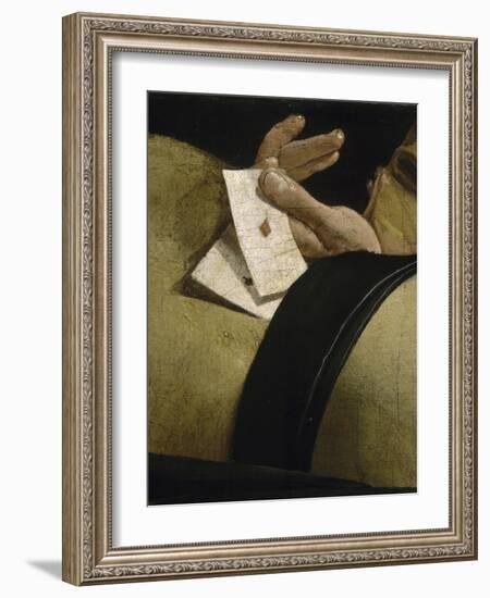 Le Tricheur à l'as de carreau-Georges de La Tour-Framed Giclee Print