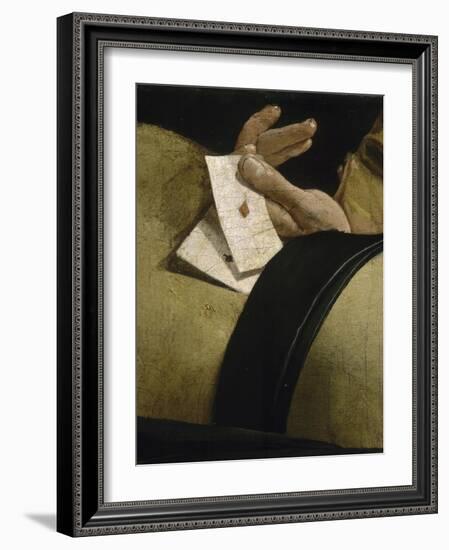 Le Tricheur à l'as de carreau-Georges de La Tour-Framed Giclee Print