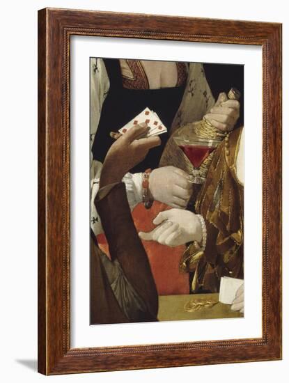 Le Tricheur à l'as de carreau-Georges de La Tour-Framed Giclee Print