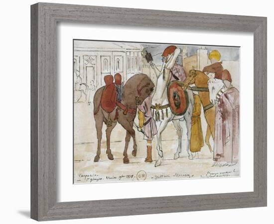 Le triomphe de saint Georges-Vittore Carpaccio-Framed Giclee Print