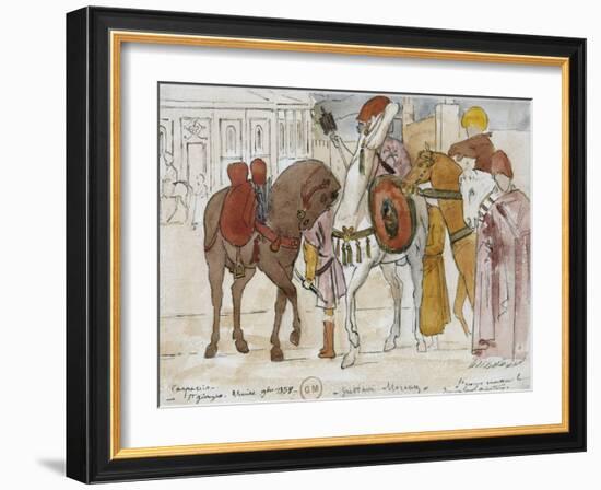 Le triomphe de saint Georges-Vittore Carpaccio-Framed Giclee Print