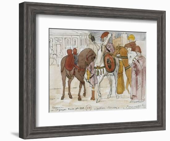 Le triomphe de saint Georges-Vittore Carpaccio-Framed Giclee Print