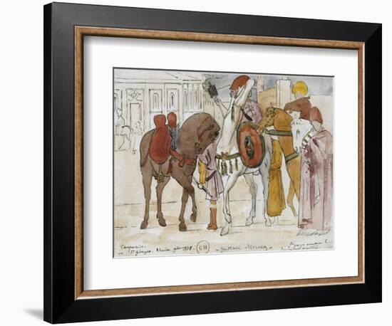 Le triomphe de saint Georges-Vittore Carpaccio-Framed Giclee Print