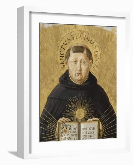 Le triomphe de saint Thomas d'Aquin-Benozzo Gozzoli-Framed Giclee Print