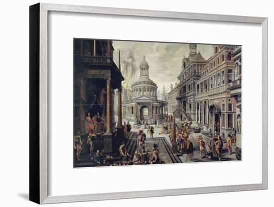 Le triumvirat romain-Hans Vredeman Vries-Framed Giclee Print